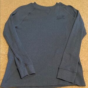 Blue Long Sleeve Vineyard Vines Shirt